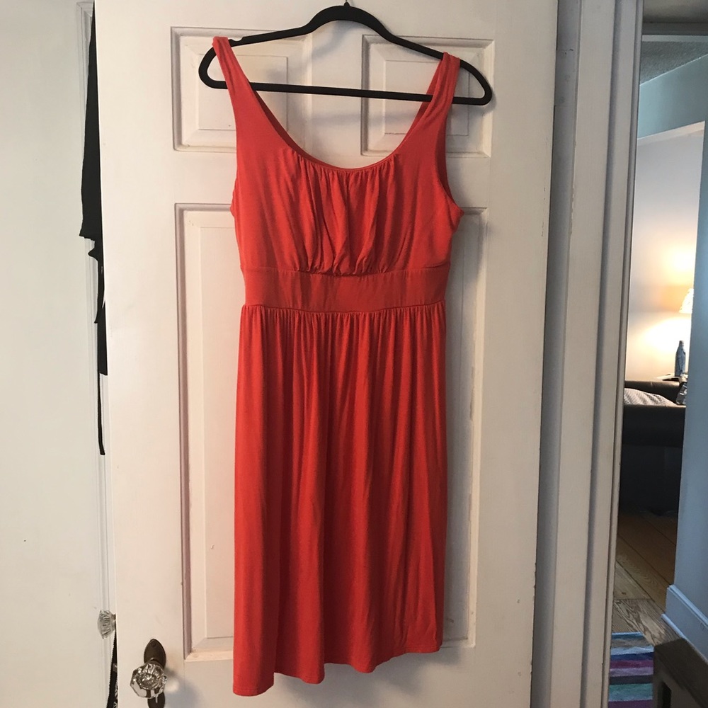 Coral dress